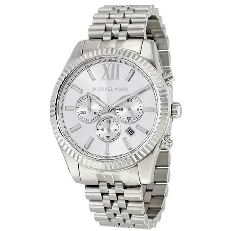 michael kors watch men silver|silver michael kors watch sale.